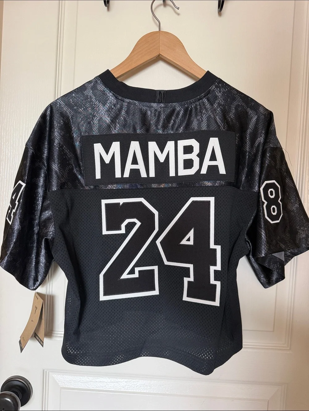 Nike Black and White #8 Mesh Crop Jersey